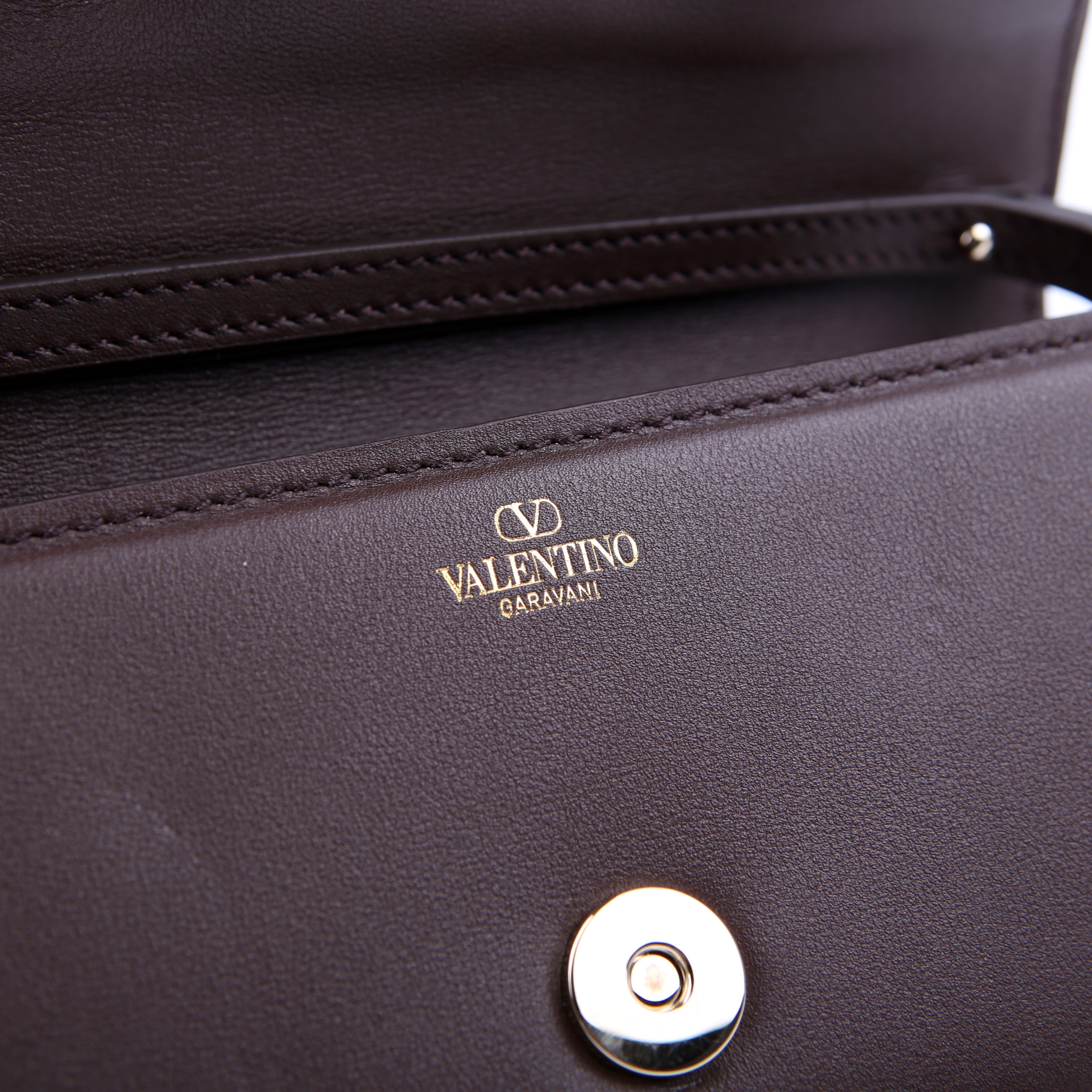 Vlogo Small Loco Calfskin Brown