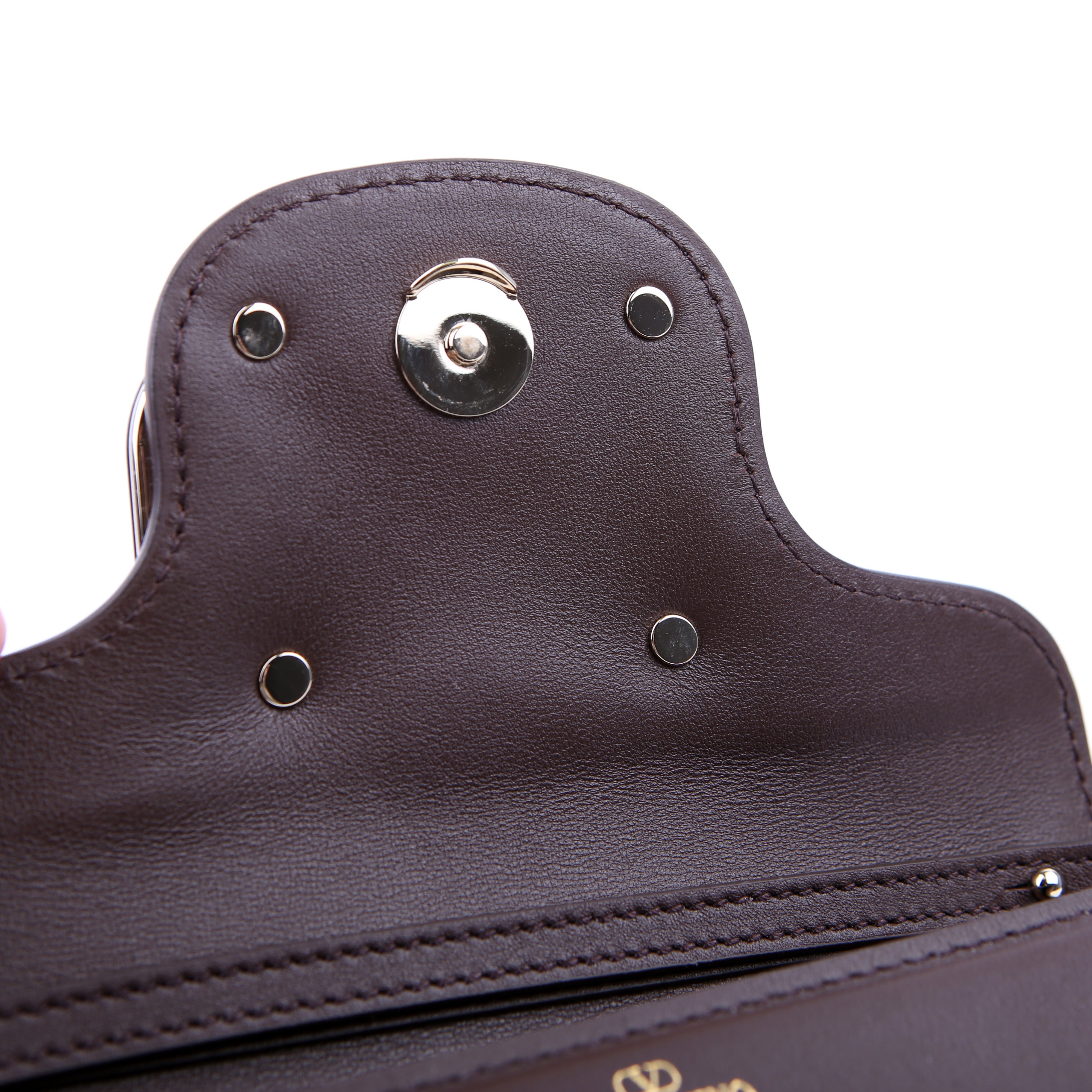 Vlogo Small Loco Calfskin Brown