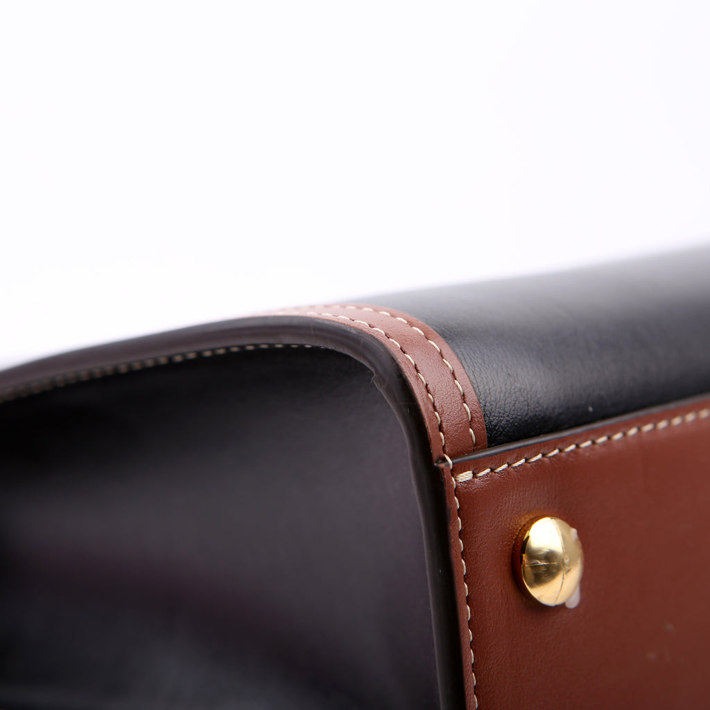 Title Vintage Check Medium Tote Black/Brown