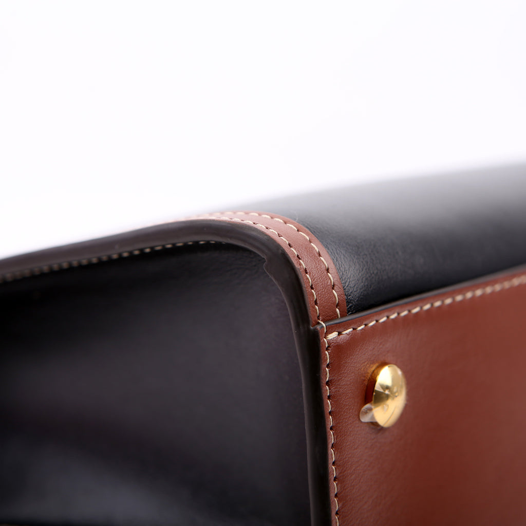 Title Vintage Check Medium Tote Black/Brown
