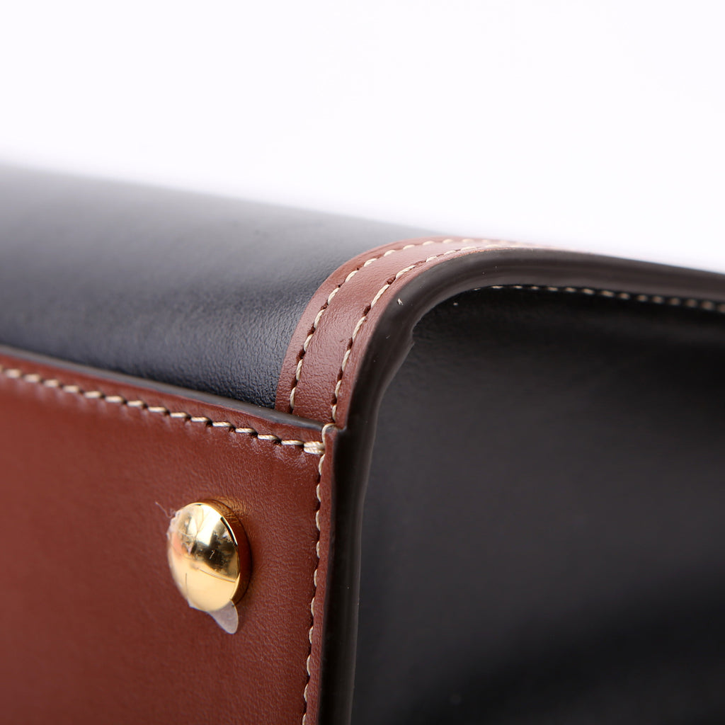 Title Vintage Check Medium Tote Black/Brown