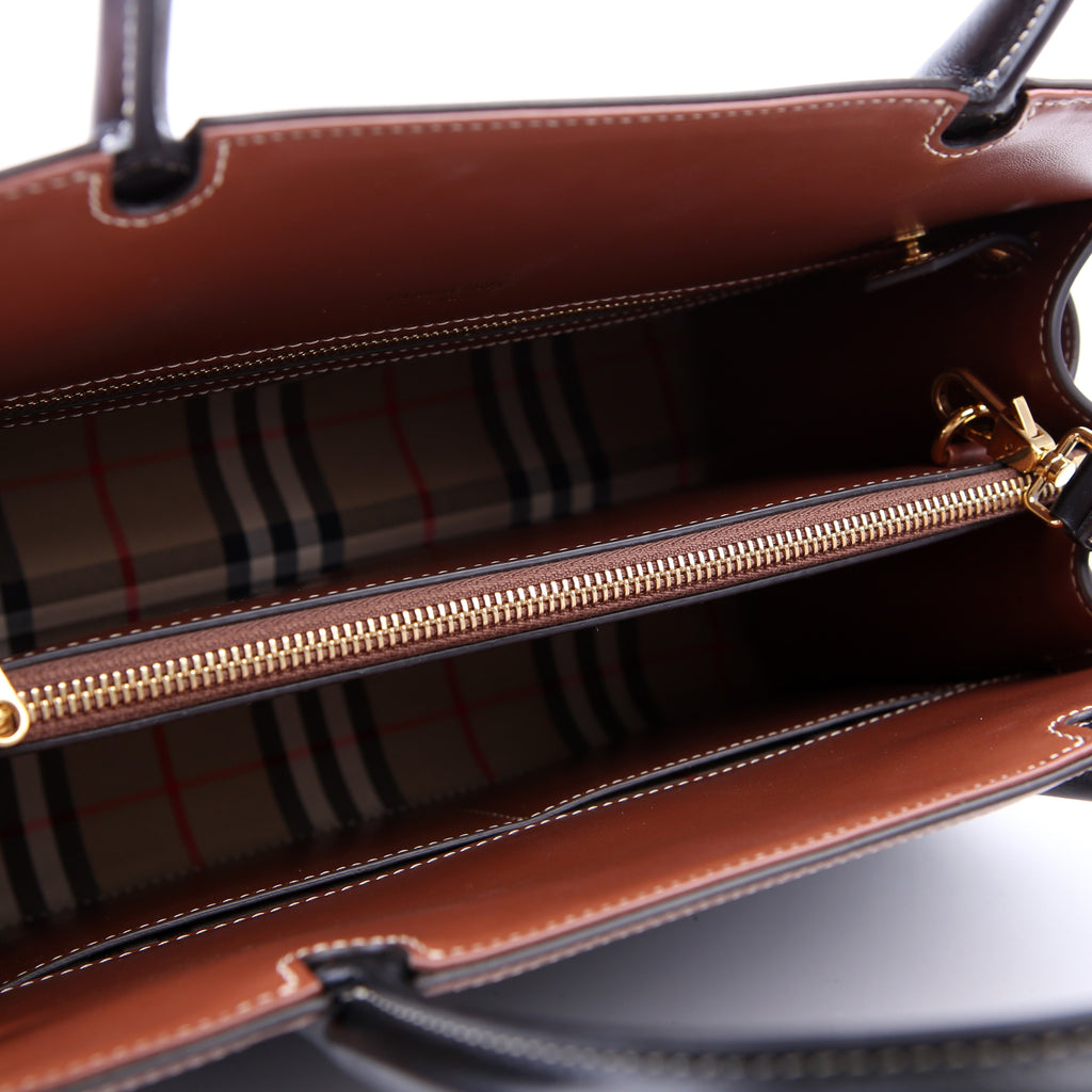 Title Vintage Check Medium Tote Black/Brown
