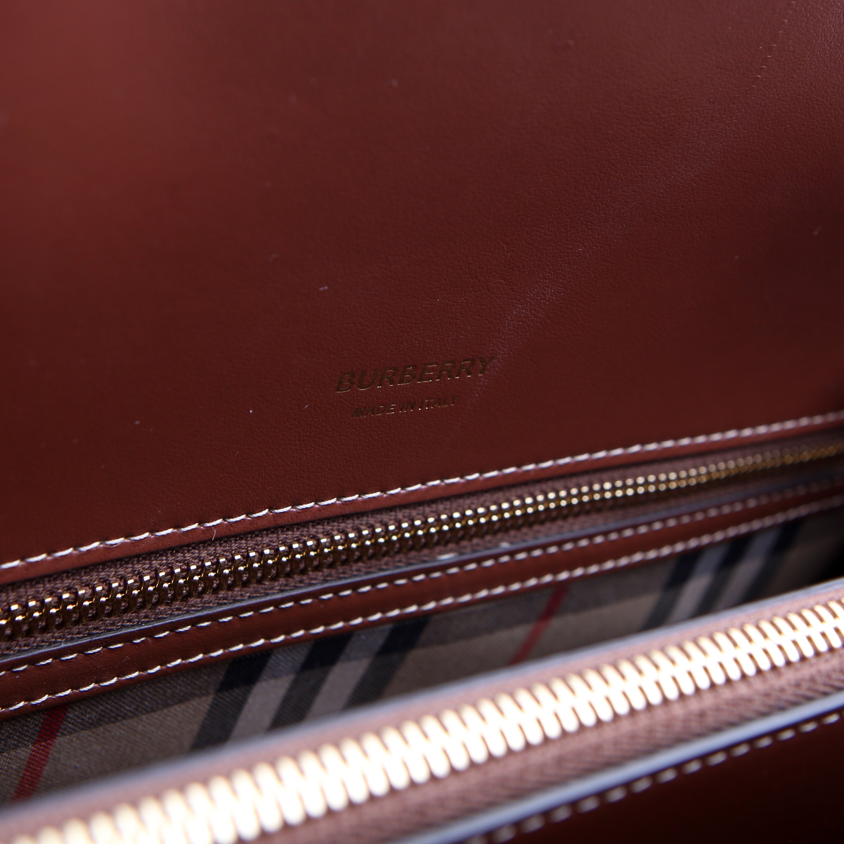 Title Vintage Check Medium Tote Black/Brown