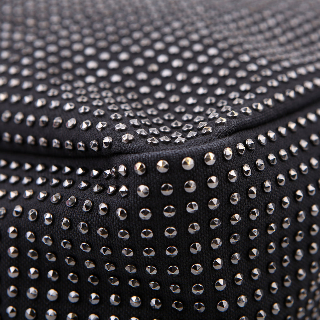 SAINT LAURENT 716140 Le 5 A 7 Supple Medium Canvas/Crystal Black