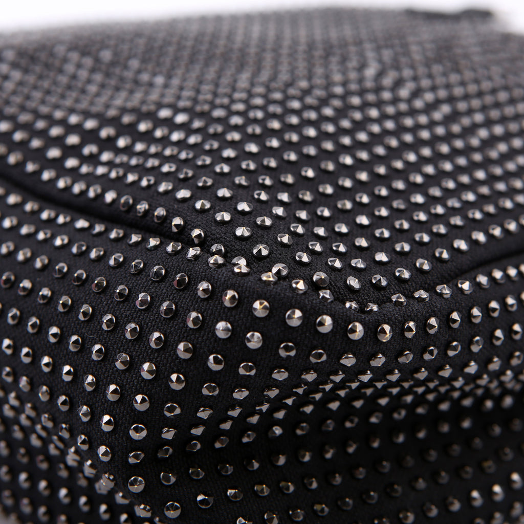 SAINT LAURENT 716140 Le 5 A 7 Supple Medium Canvas/Crystal Black
