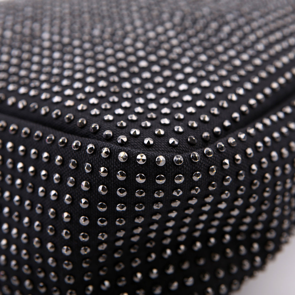SAINT LAURENT 716140 Le 5 A 7 Supple Medium Canvas/Crystal Black