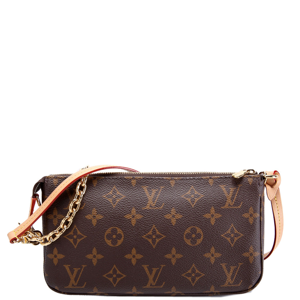 Pochette Access New Version With Chain Monogram