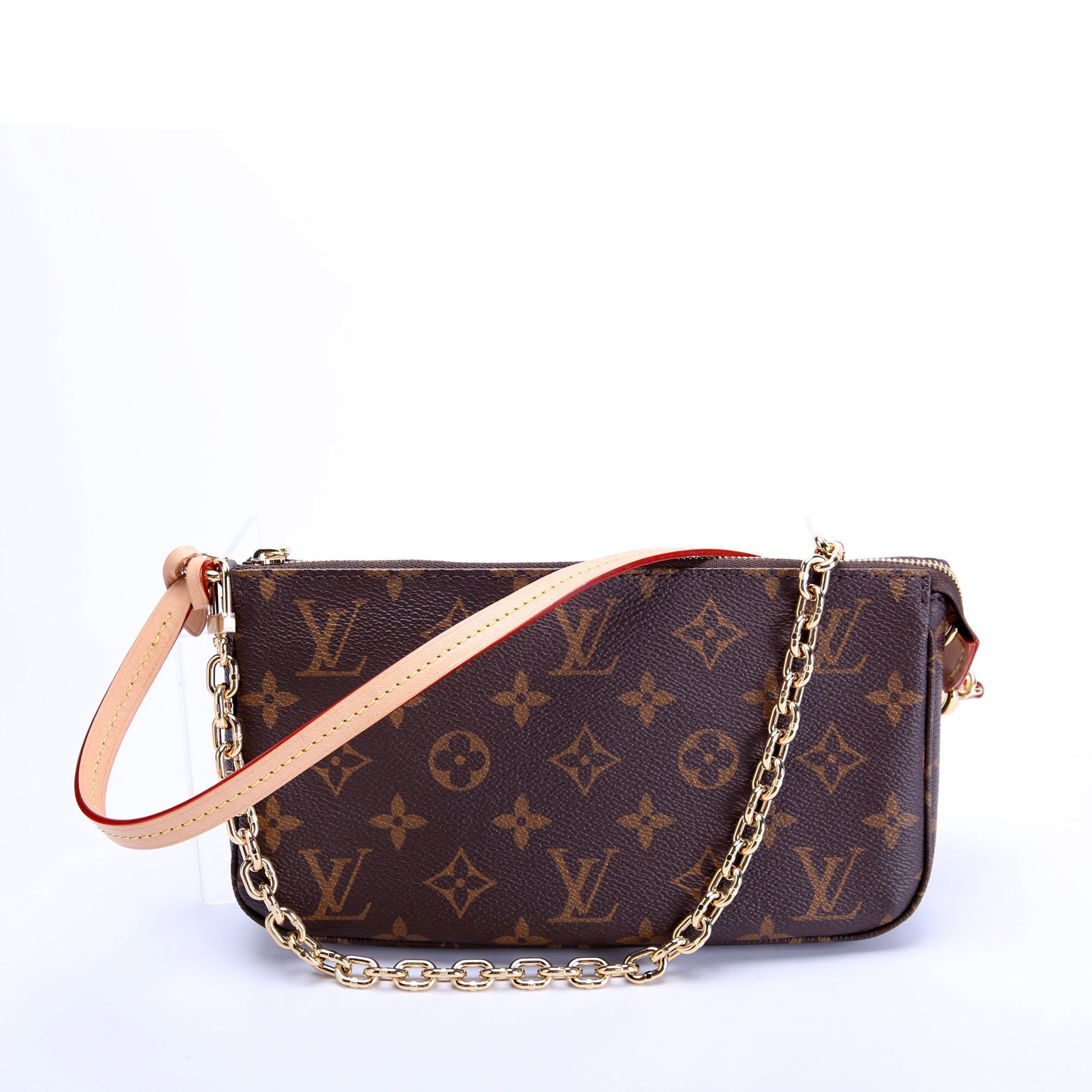 Pochette Access New Version With Chain Monogram