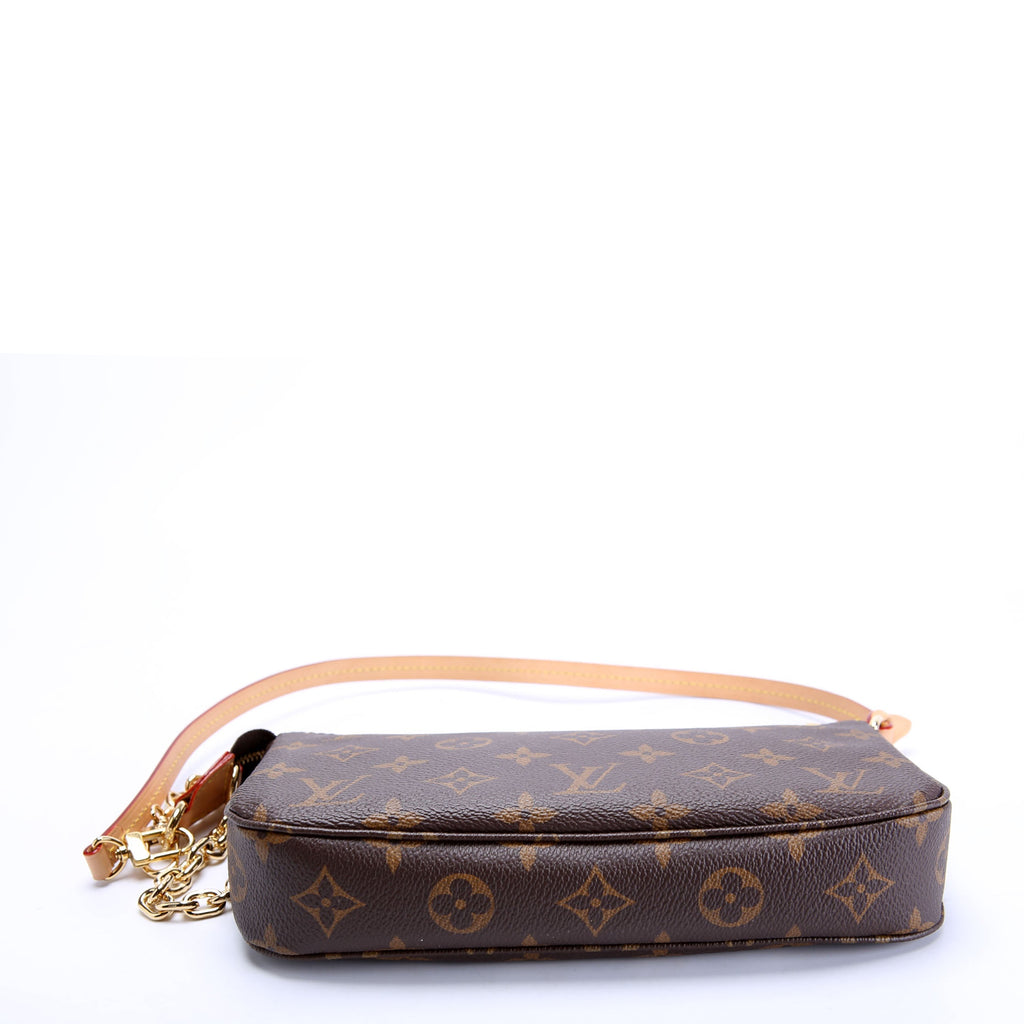 Pochette Access New Version With Chain Monogram