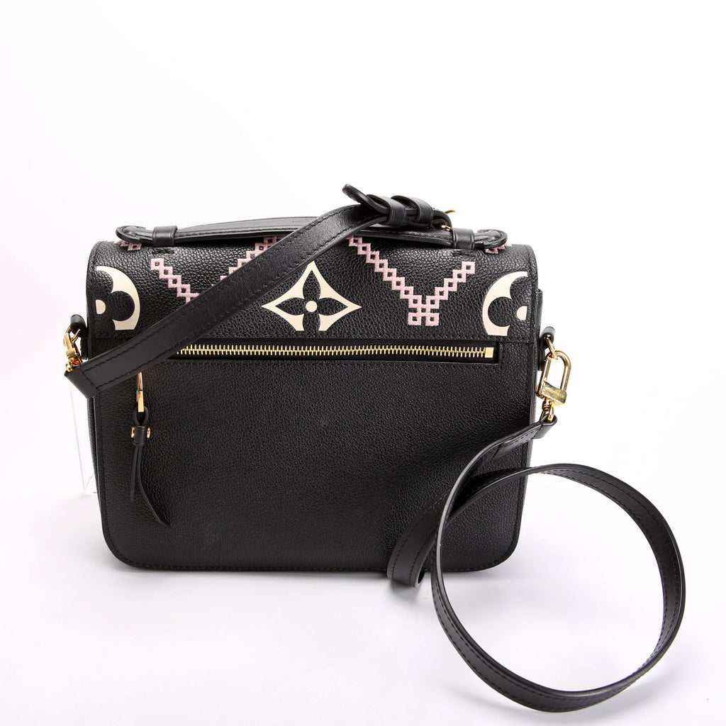Pochette Metis Empreinte Giant Broderies Black/Pink