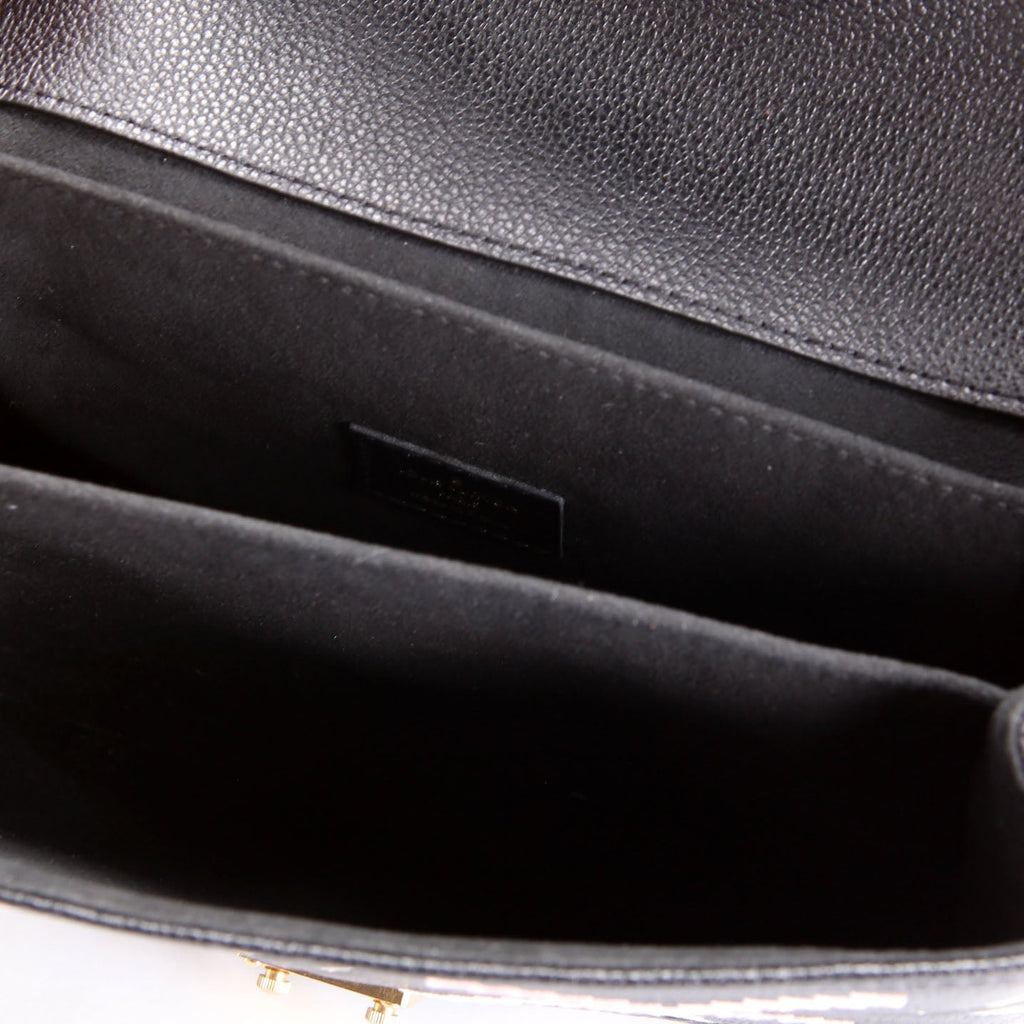 Pochette Metis Empreinte Giant Broderies Black/Pink