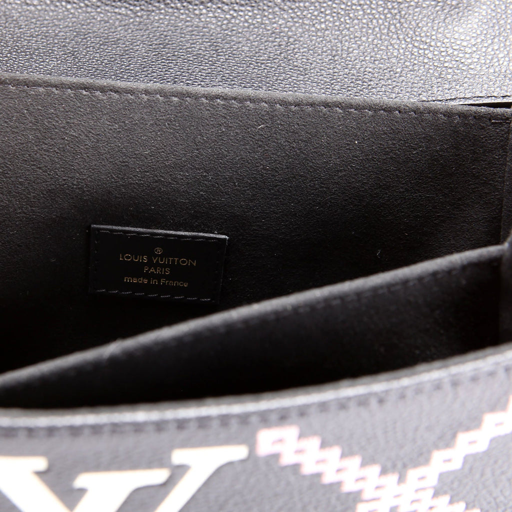Pochette Metis Empreinte Giant Broderies Black/Pink