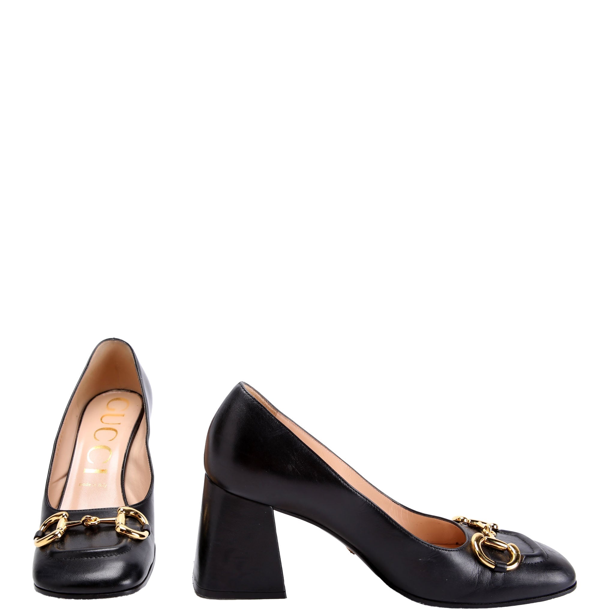 Malaga Horsebit Pumps Size 39 Black