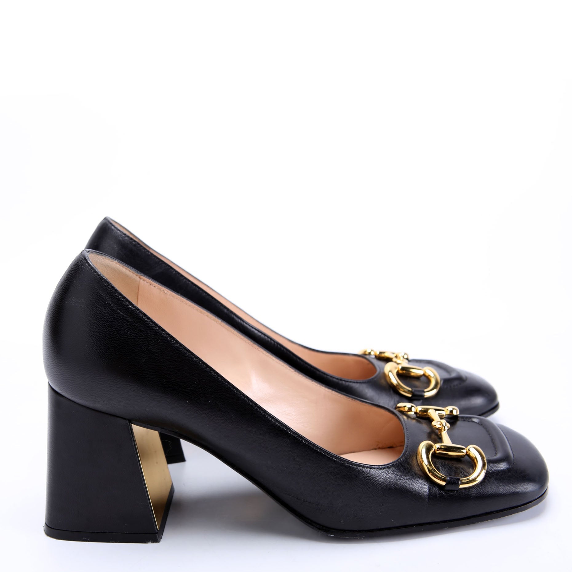 Malaga Horsebit Pumps Size 39 Black