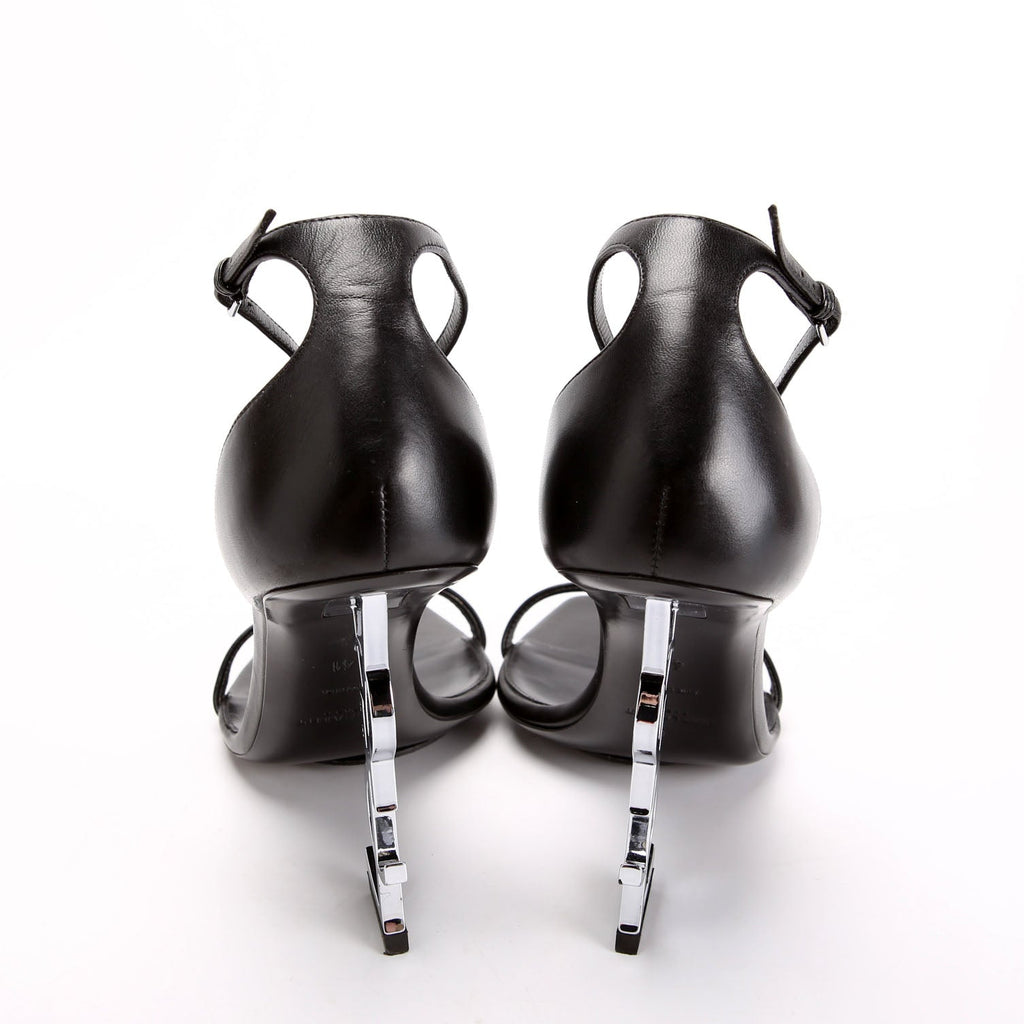 Opyum Sandal Heels Size 42 Black/Silver