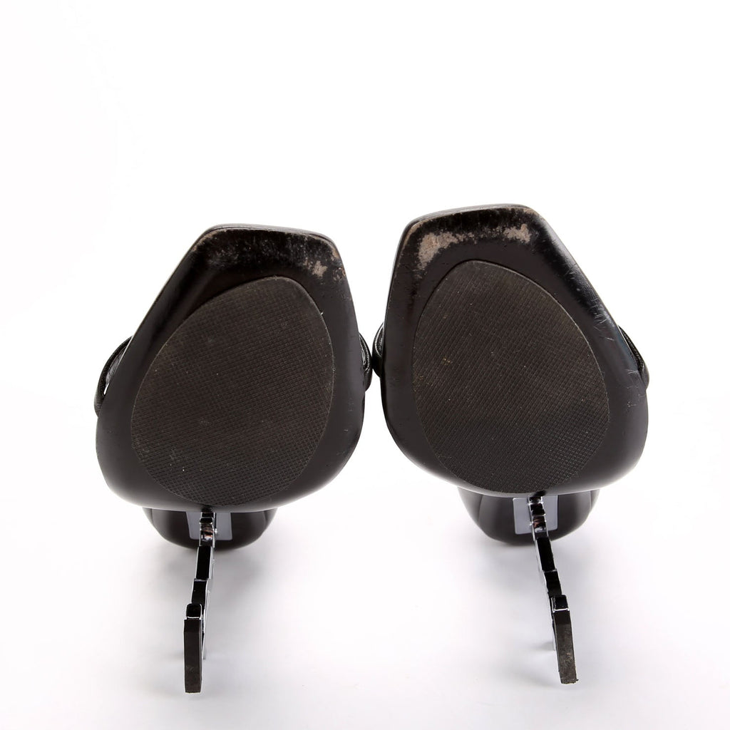 Opyum Sandal Heels Size 42 Black/Silver