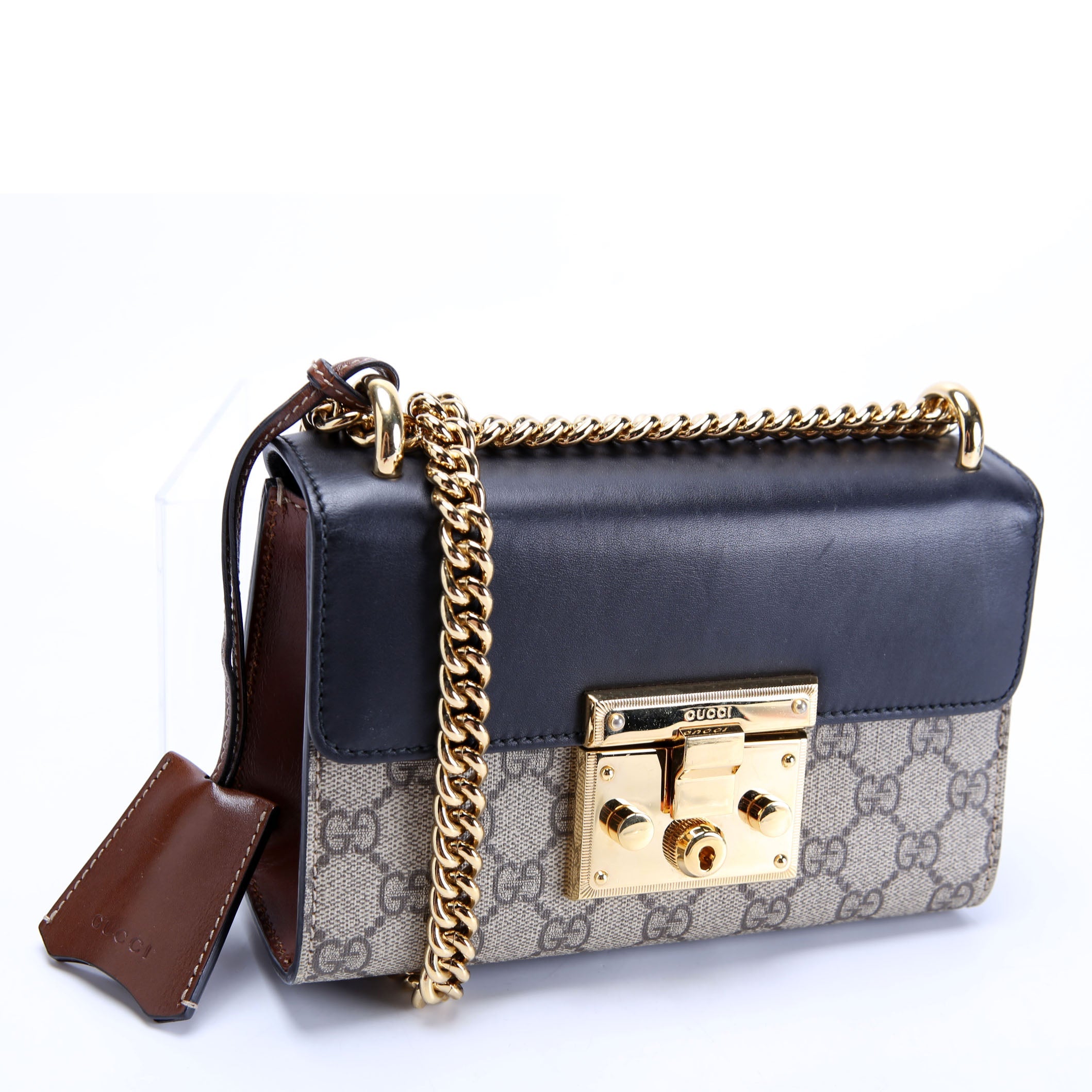 409487 Padlock GG Supreme Small Black