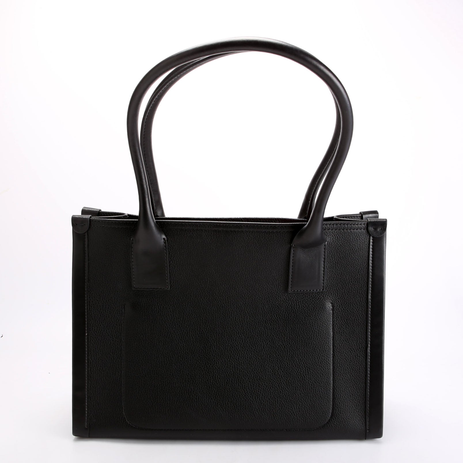 By My Side EMB Tote Small Black/Red