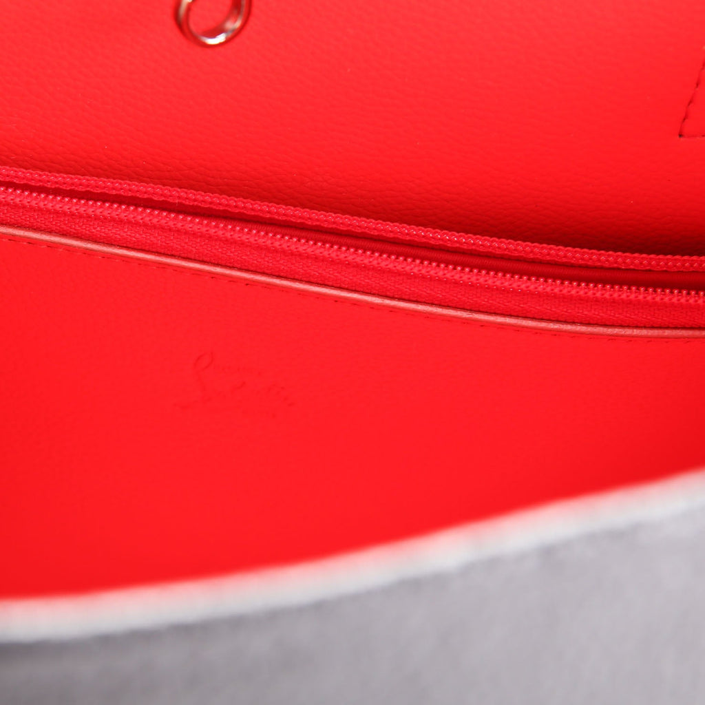 By My Side EMB Tote Small Black/Red