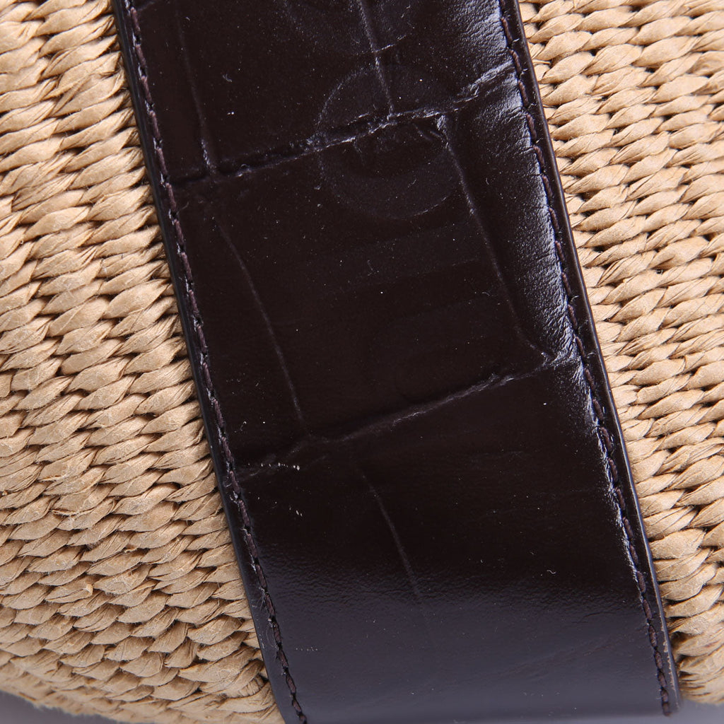 X Mifuko Woody Basket Large Tan/Brown
