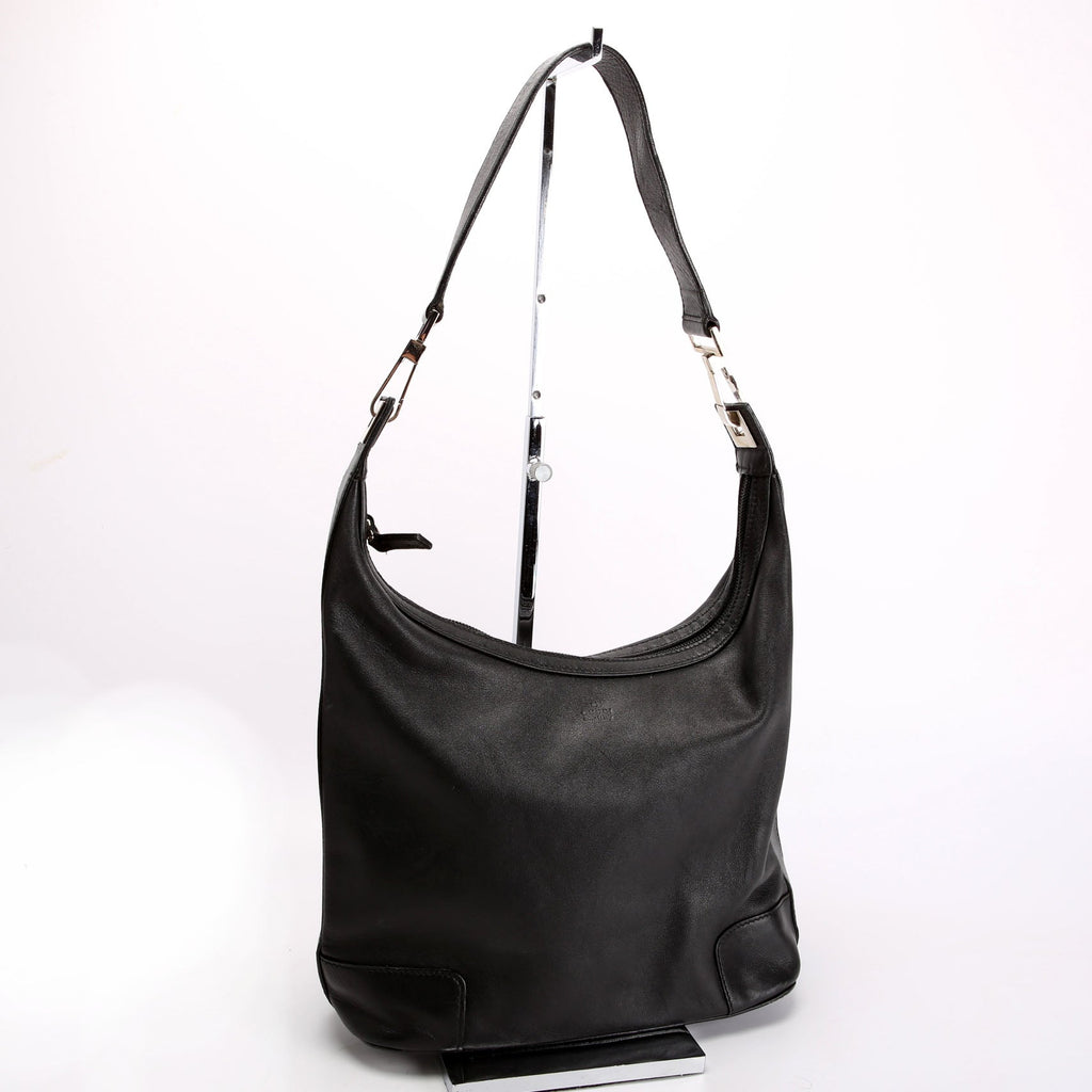 143744 Leather Shoulder Black