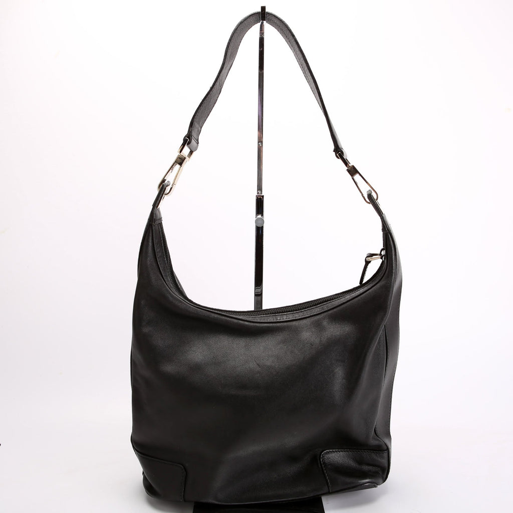 143744 Leather Shoulder Black