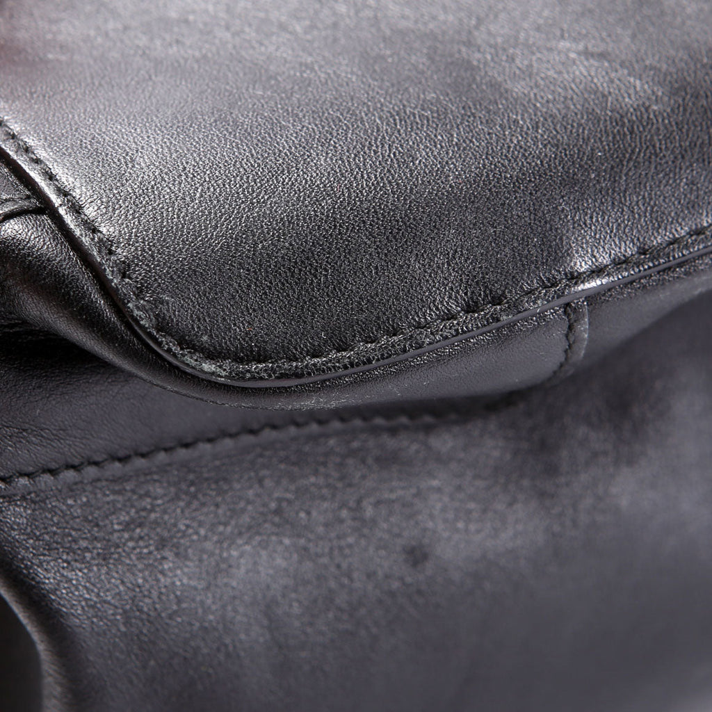 143744 Leather Shoulder Black