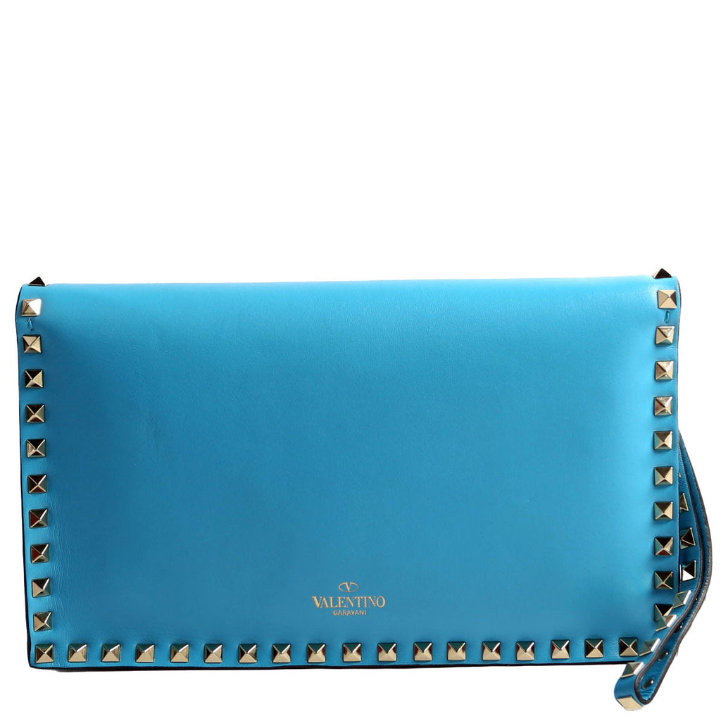 Rockstud Clutch Blue