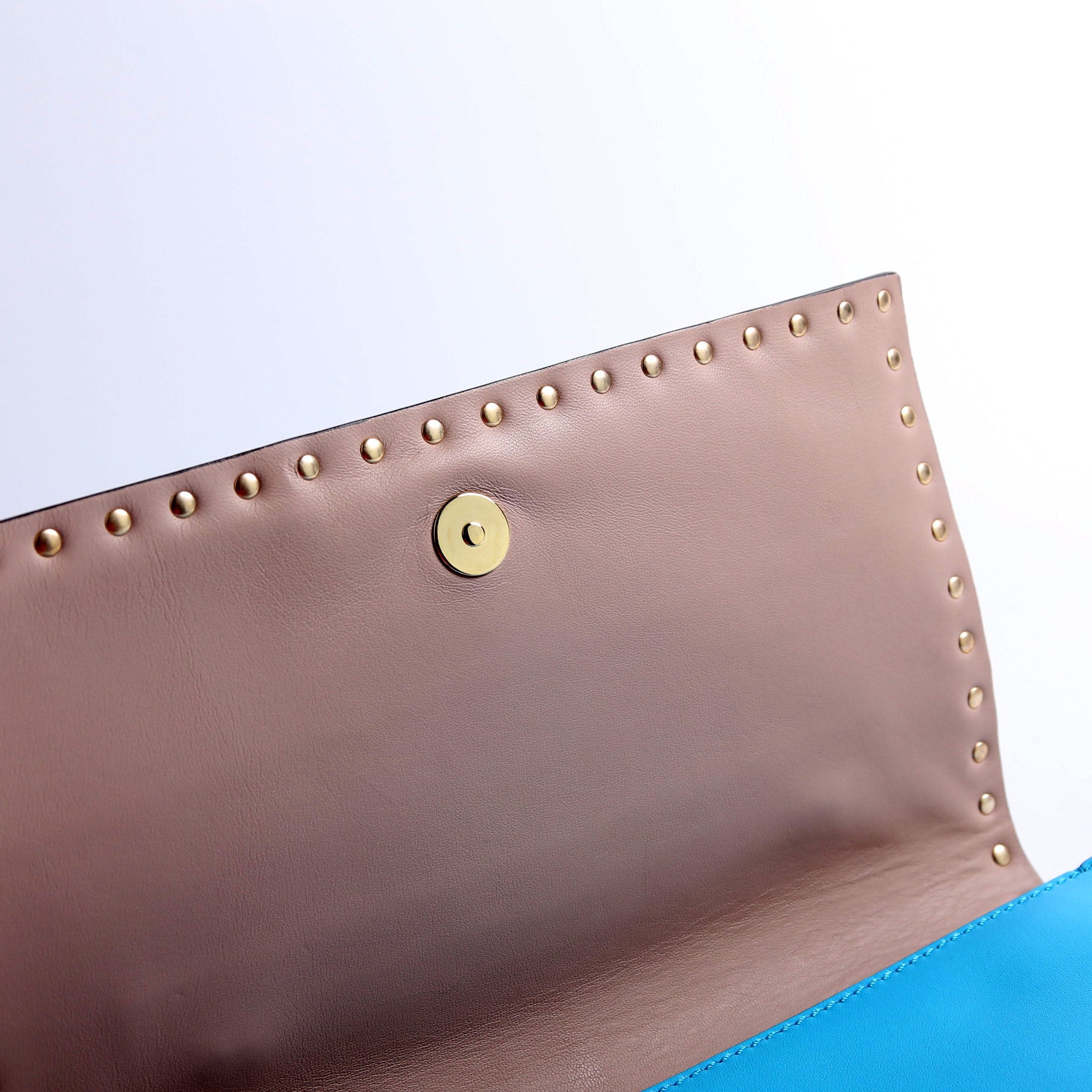 Rockstud Clutch Blue