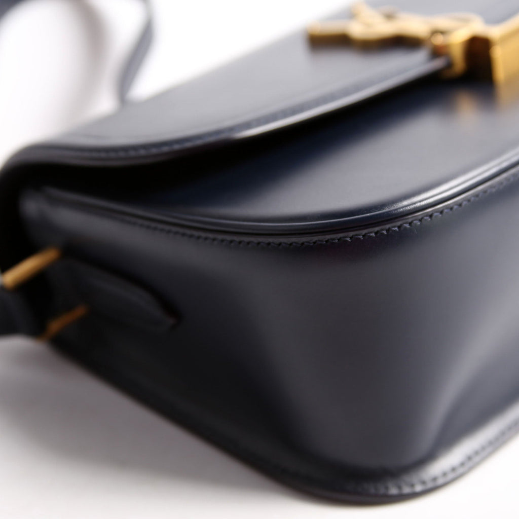 SAINT LAURENT Solferino Small Lambskin 832330 Navy