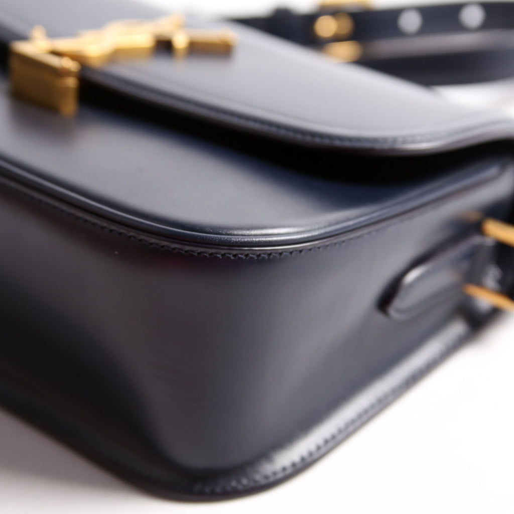 SAINT LAURENT Solferino Small Lambskin 832330 Navy