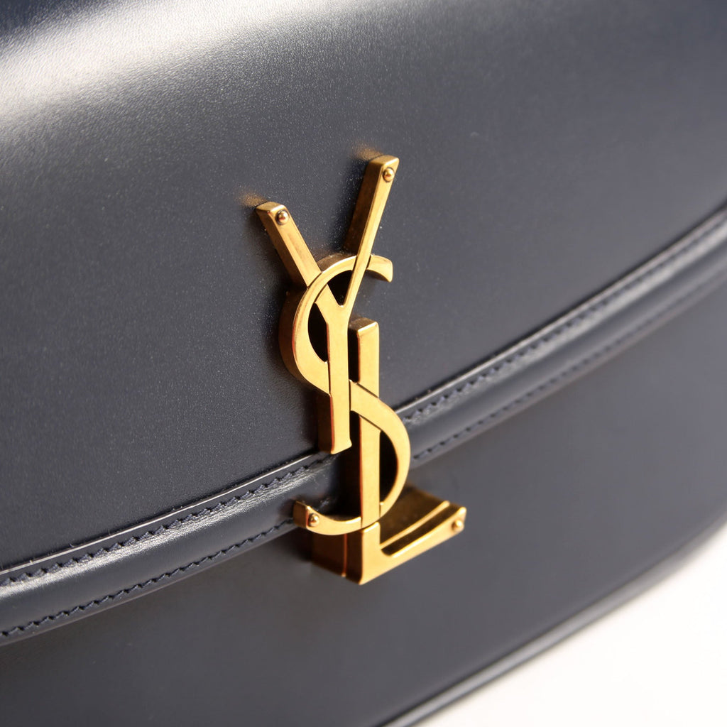 SAINT LAURENT Solferino Small Lambskin 832330 Navy