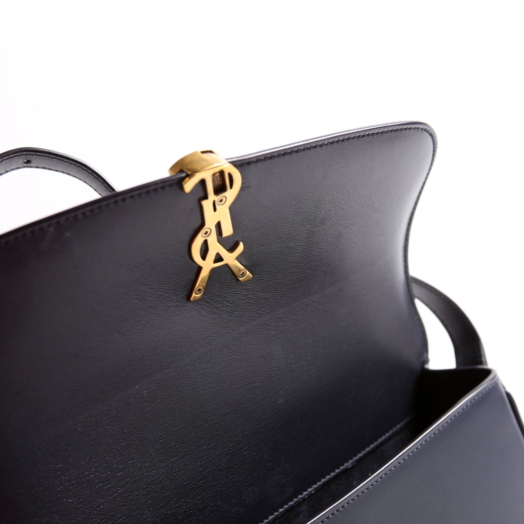 SAINT LAURENT Solferino Small Lambskin 832330 Navy