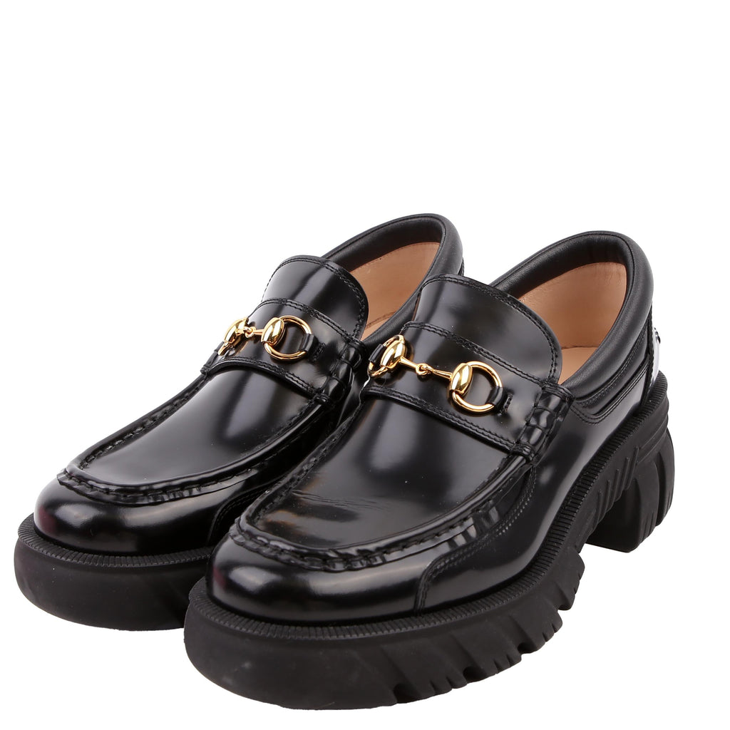 Horsebit Lug Sole Loafers Size 41