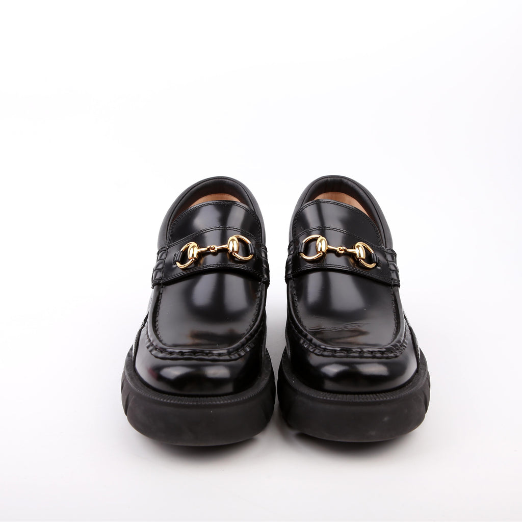 Horsebit Lug Sole Loafers Size 41