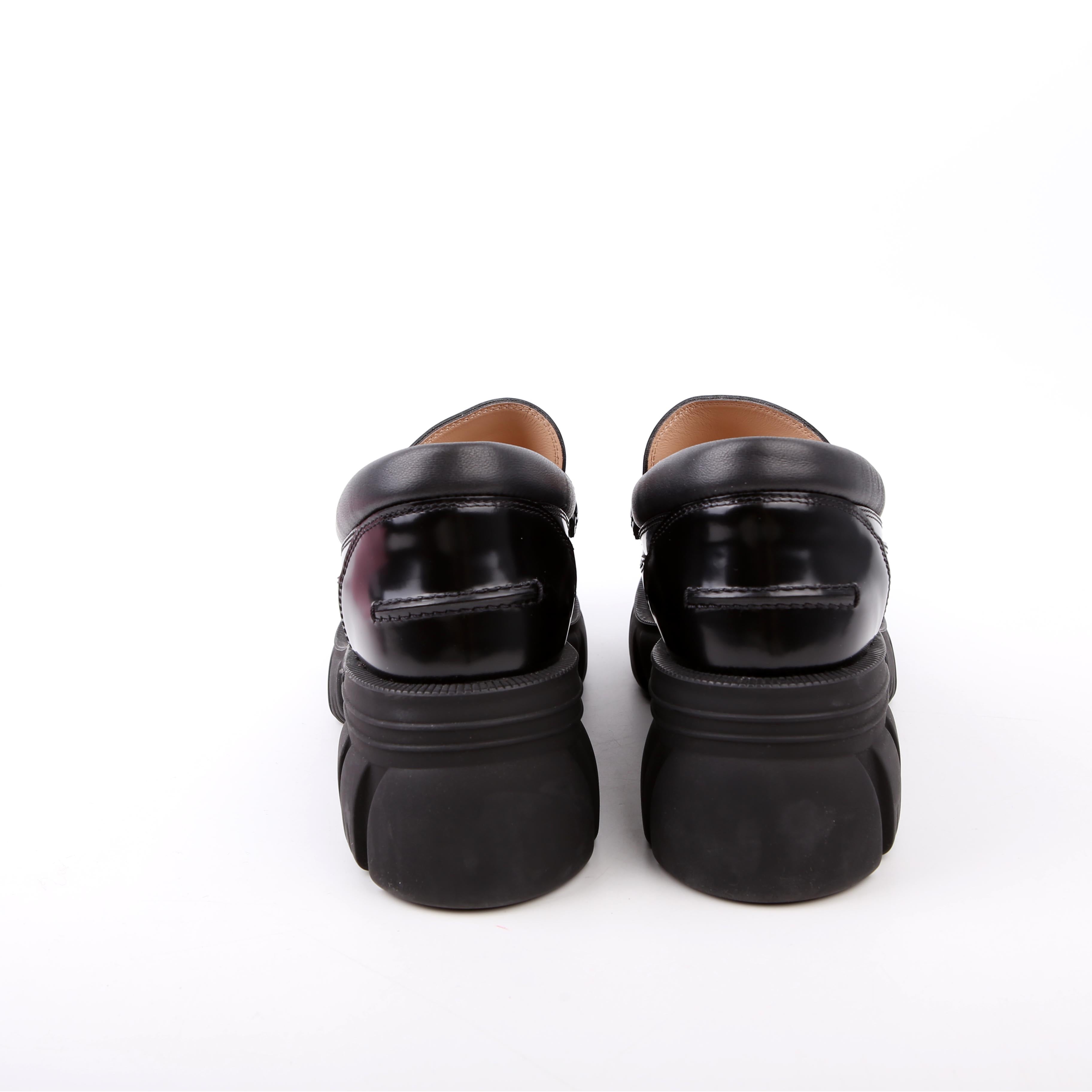 Horsebit Lug Sole Loafers Size 41