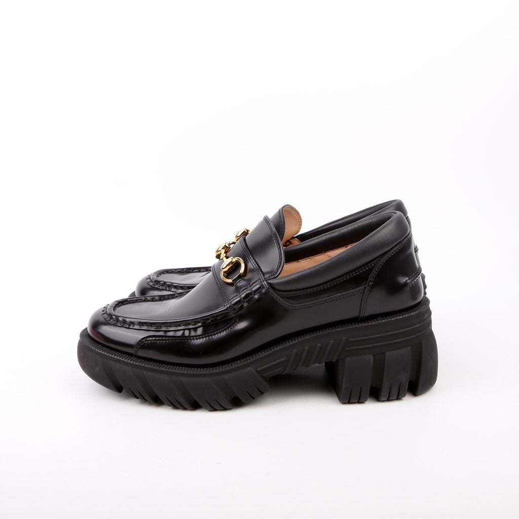 Horsebit Lug Sole Loafers Size 41