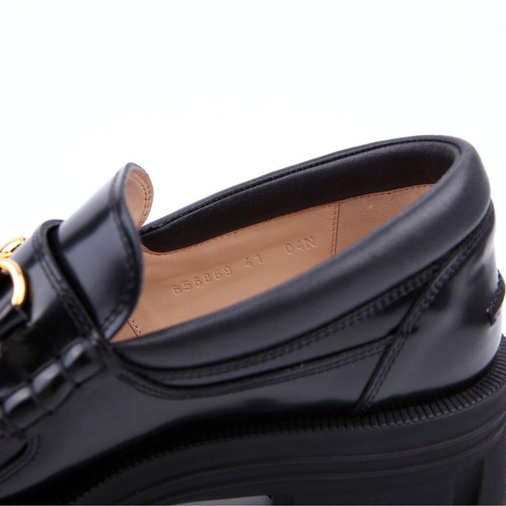 Horsebit Lug Sole Loafers Size 41