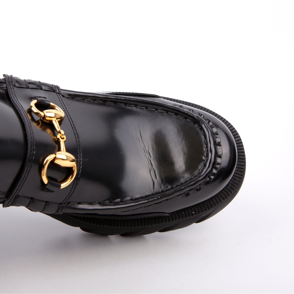 Horsebit Lug Sole Loafers Size 41