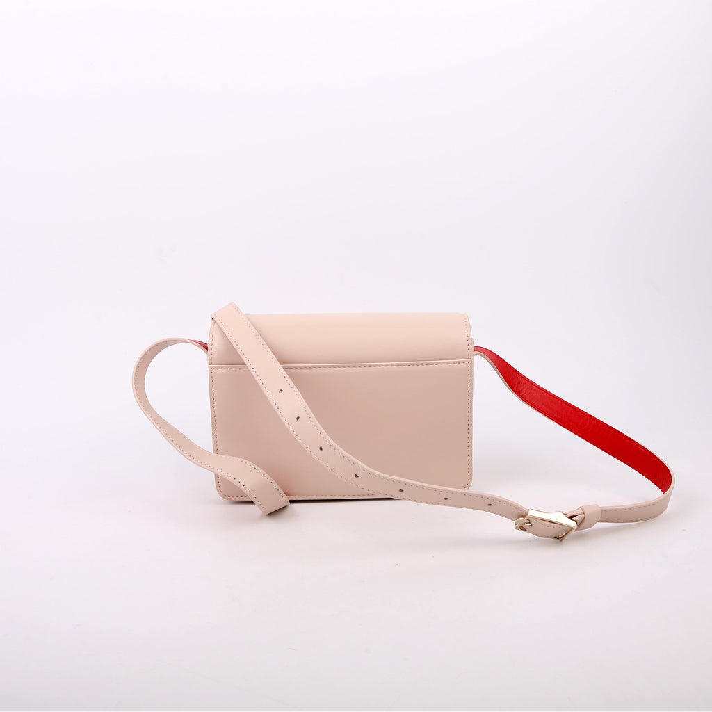 Loubi54 Nappa Small Crossbody Cream