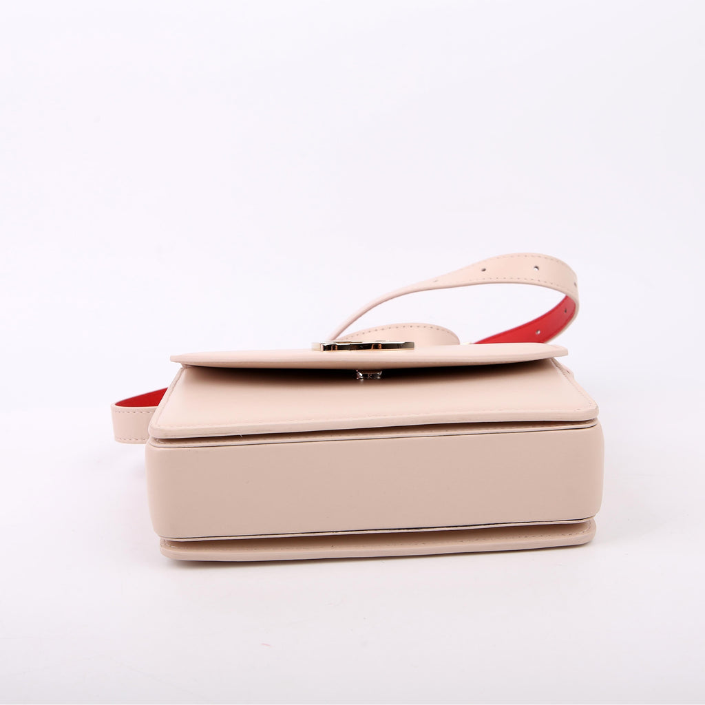 Loubi54 Nappa Small Crossbody Cream