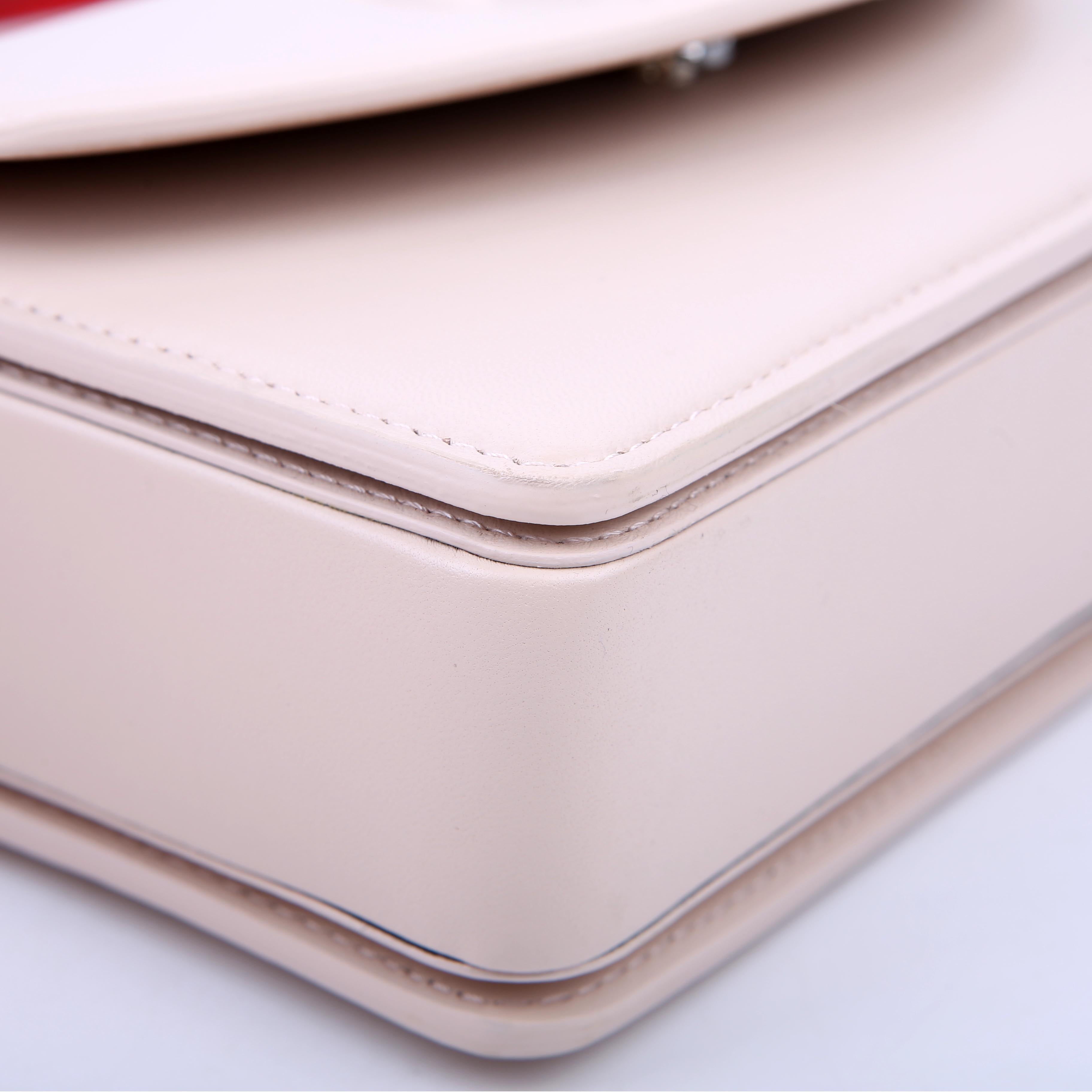 Loubi54 Nappa Small Crossbody Cream