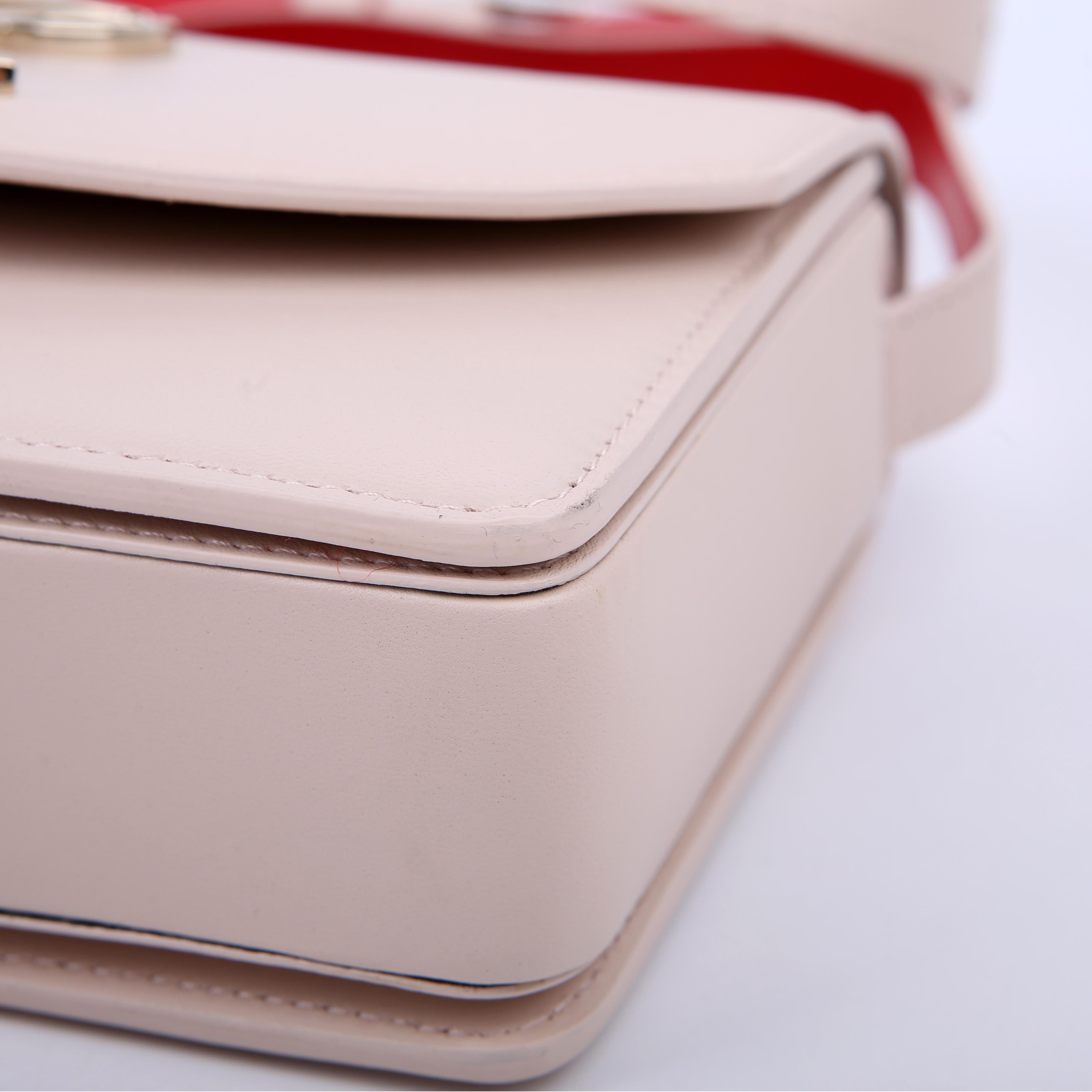 Loubi54 Nappa Small Crossbody Cream