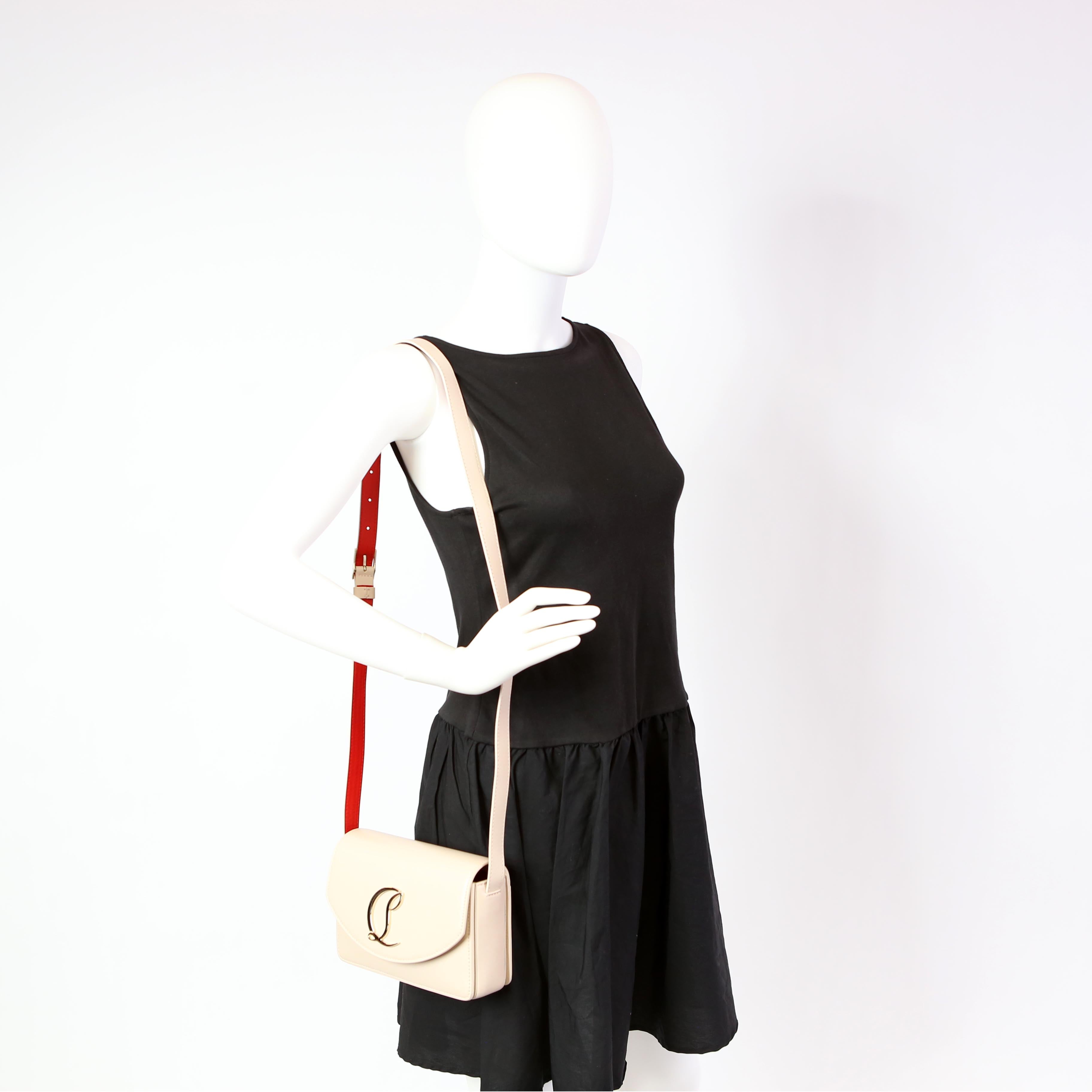 Loubi54 Nappa Small Crossbody Cream