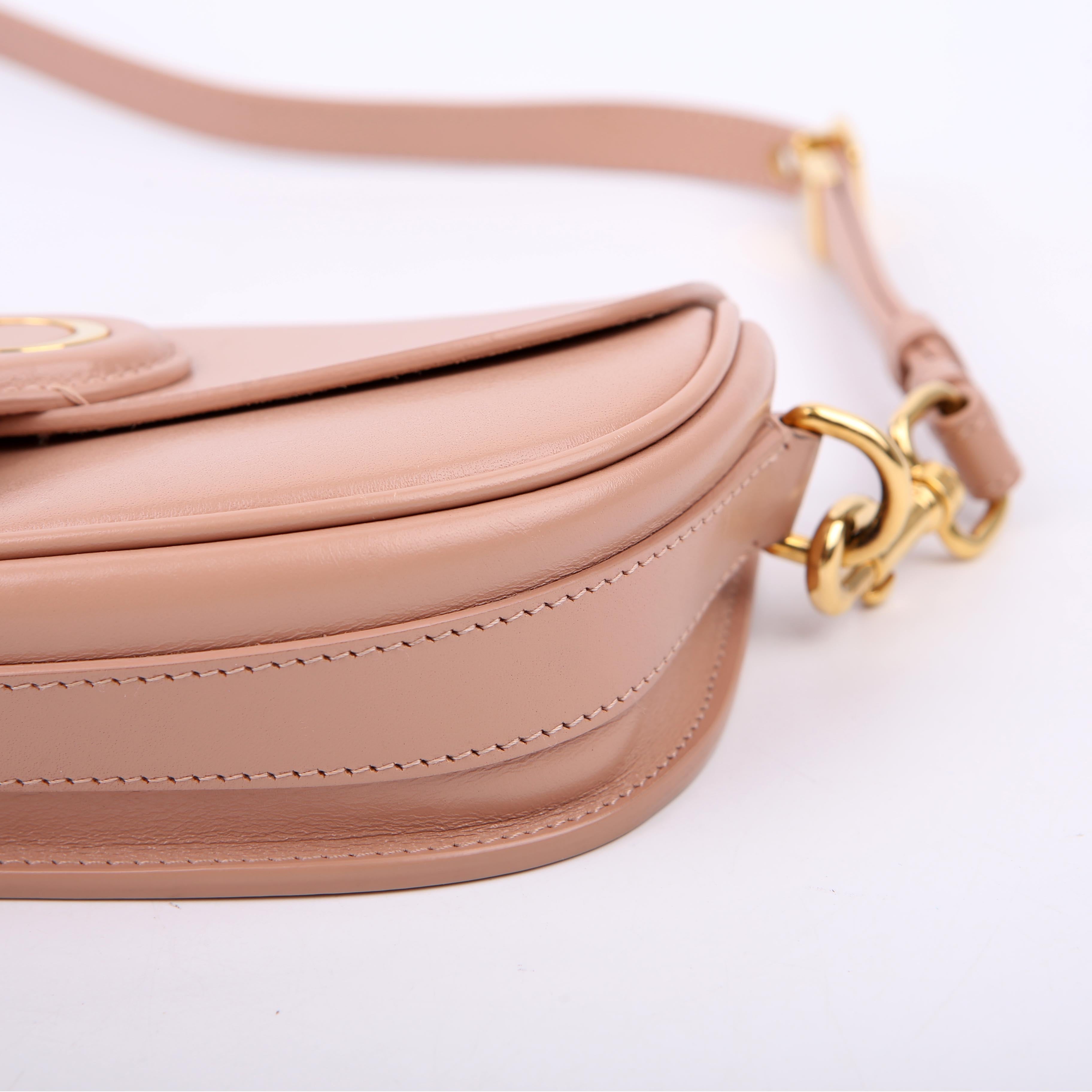 Dior Bobby Bag East-West Calfskin Nude