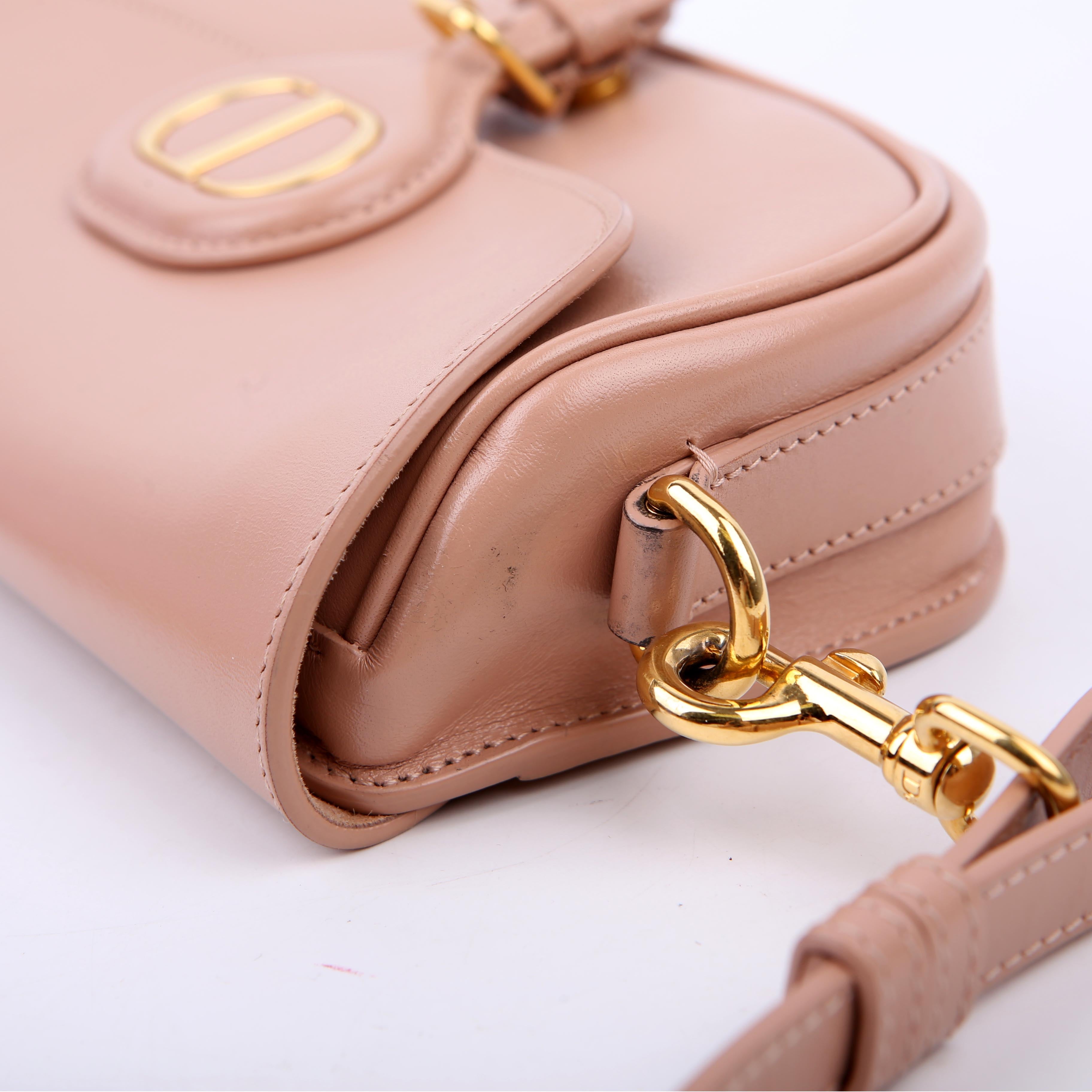 Dior Bobby Bag East-West Calfskin Nude