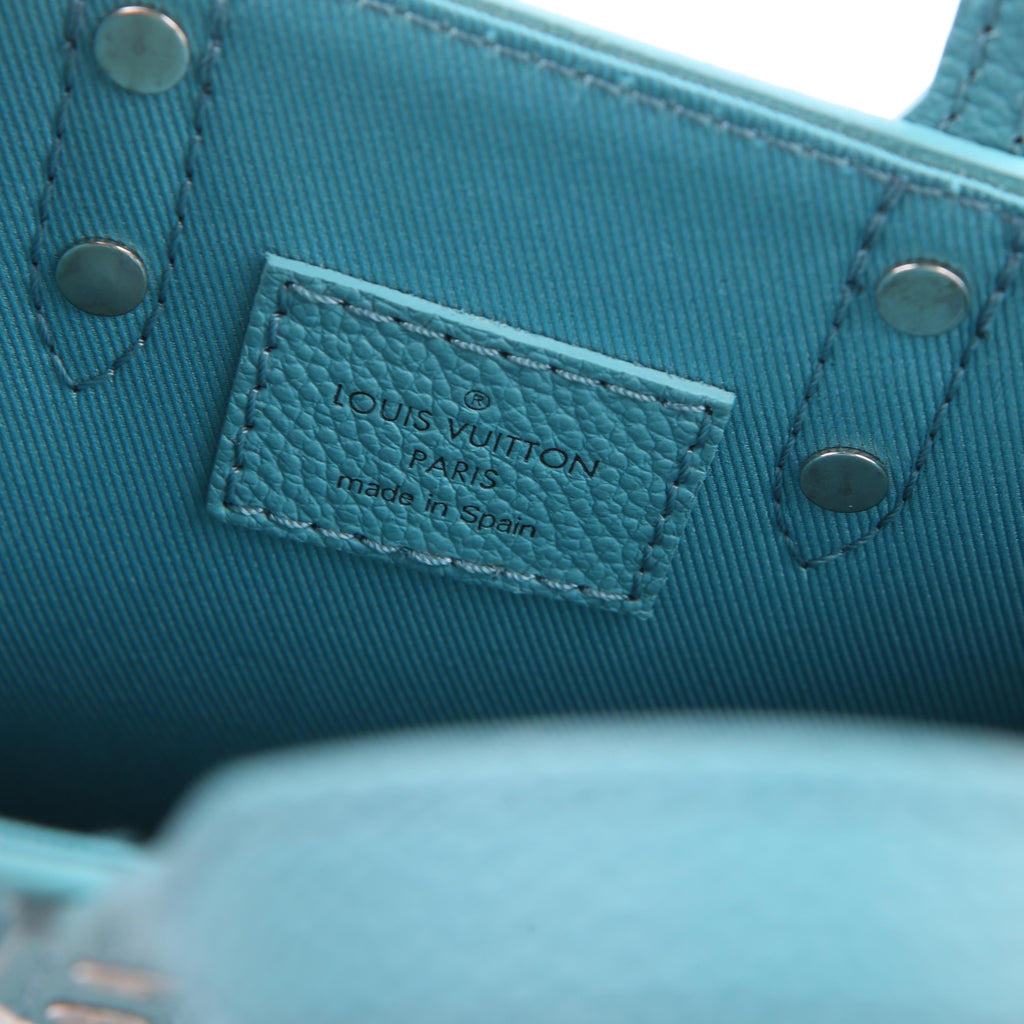 Sac Plat XS Abloh Checkers Teal