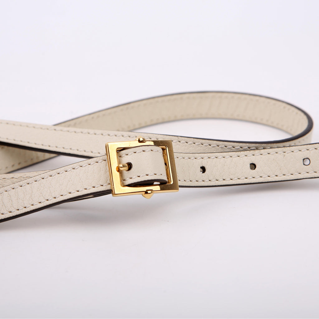 Gucci 547551 GG Supreme Ophidia Small Tote White