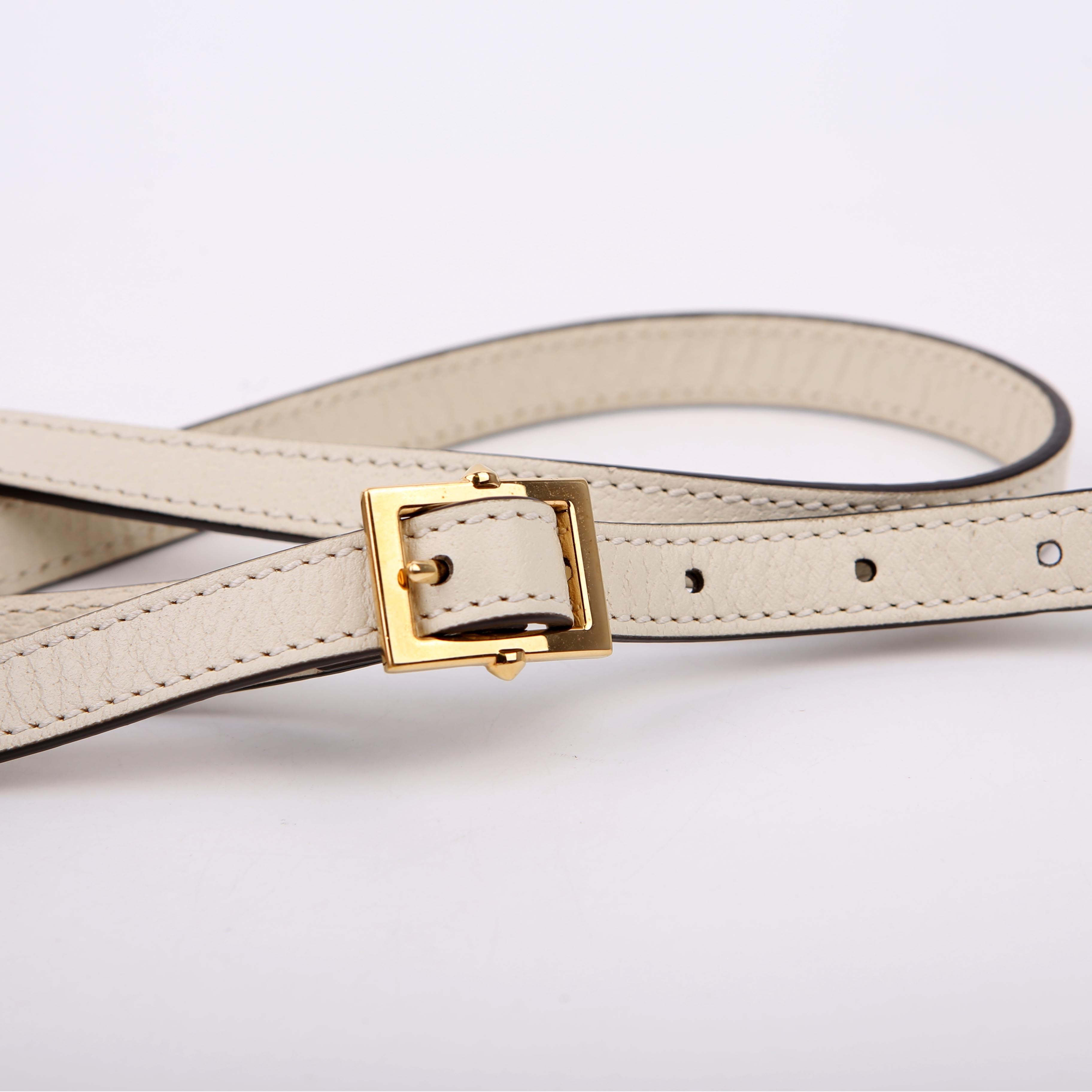 Gucci 547551 GG Supreme Ophidia Small Tote White