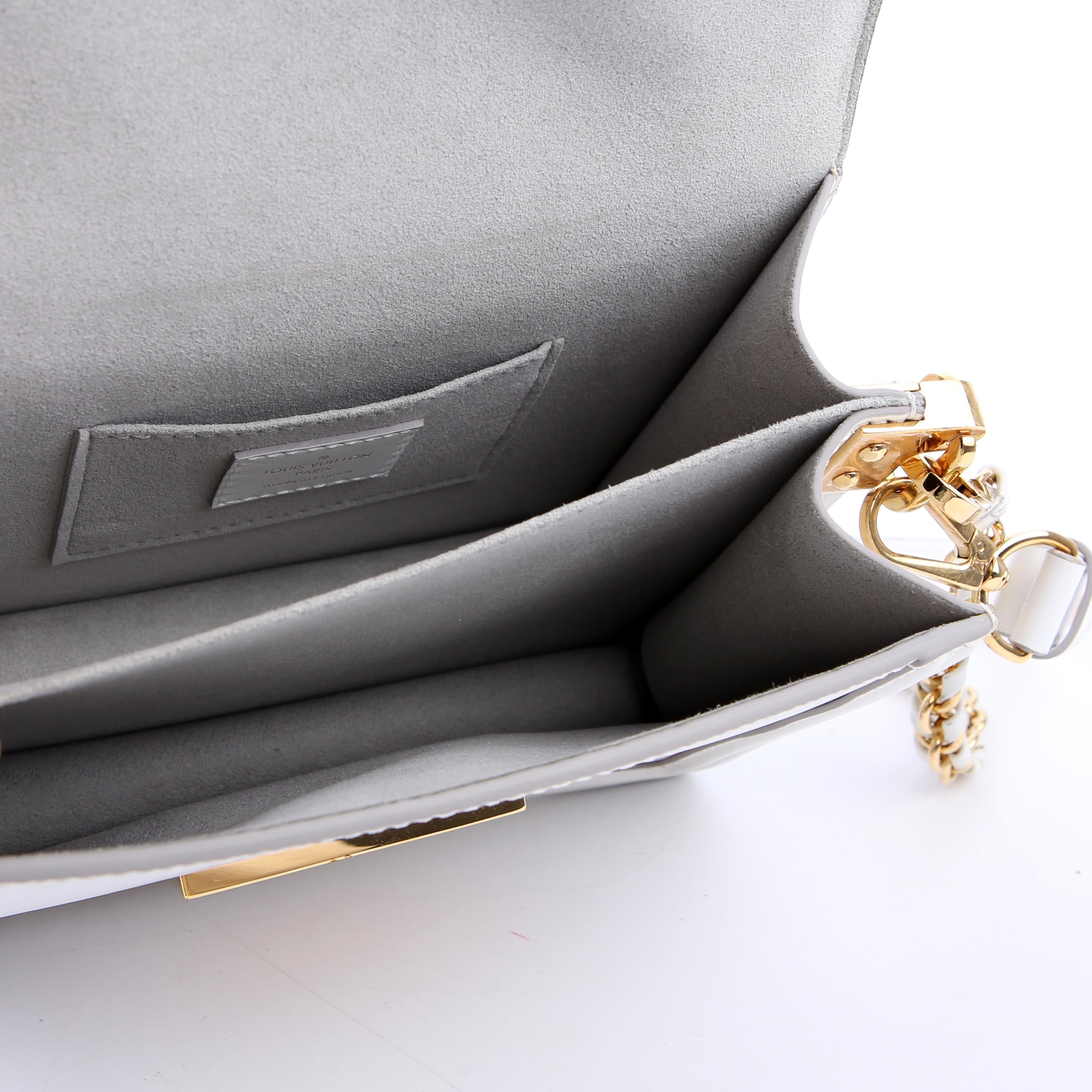 Dauphine Mini Epi Leather White